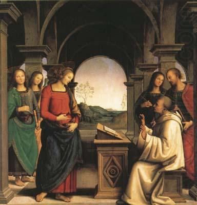 The Vision of St Bernard (mk08), PERUGINO, Pietro
